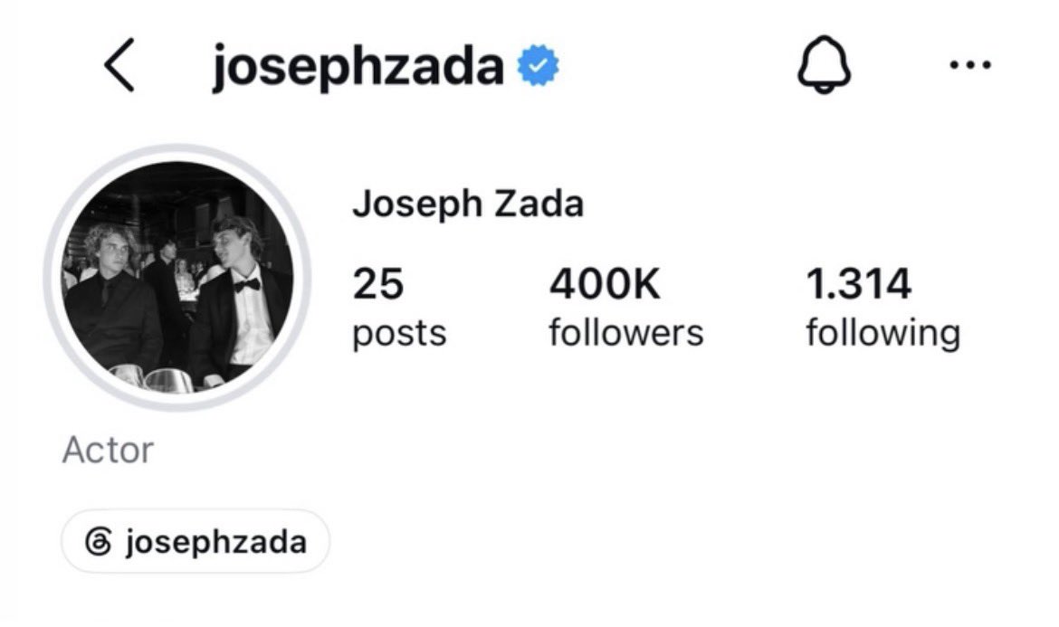 mdonner_'s tweet photo. joseph finally hit 400k followers!! https://t.co/Dns3A0Rt04