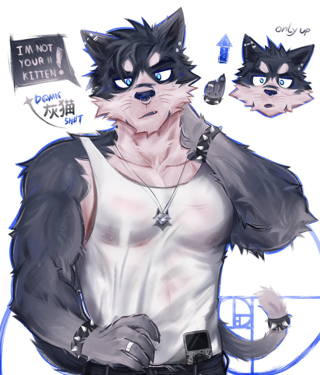 nz_mras's tweet photo. Gato :3 🐈‍⬛#furryart https://t.co/Fu39QR8bg1