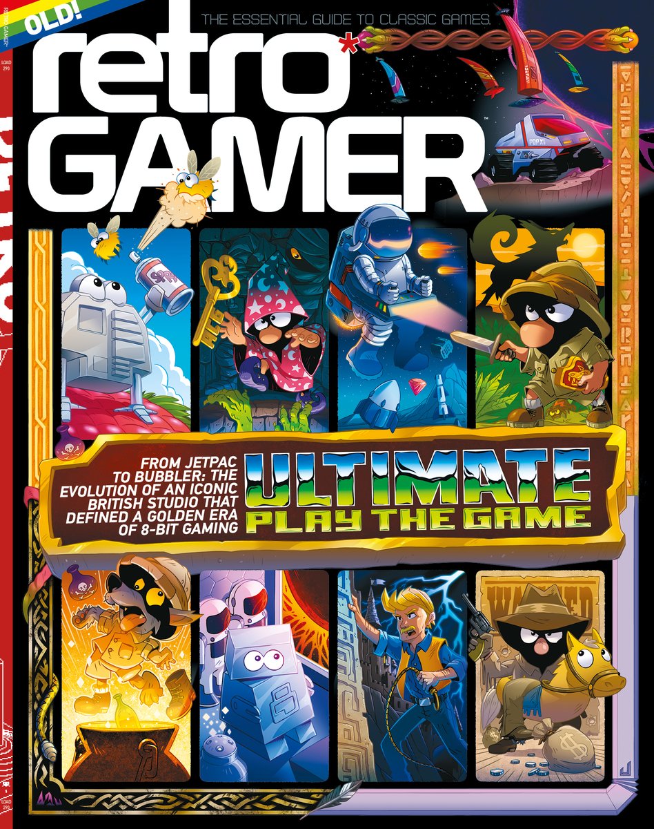 RetroGamer_Mag's tweet photo. The latest issue of Retro Gamer is on sale now and features fantastic Wil Overton coverart.
Grab it in shops or buy it directly from us.
https://t.co/pHzqqc99ha https://t.co/9IXsUipsWd
