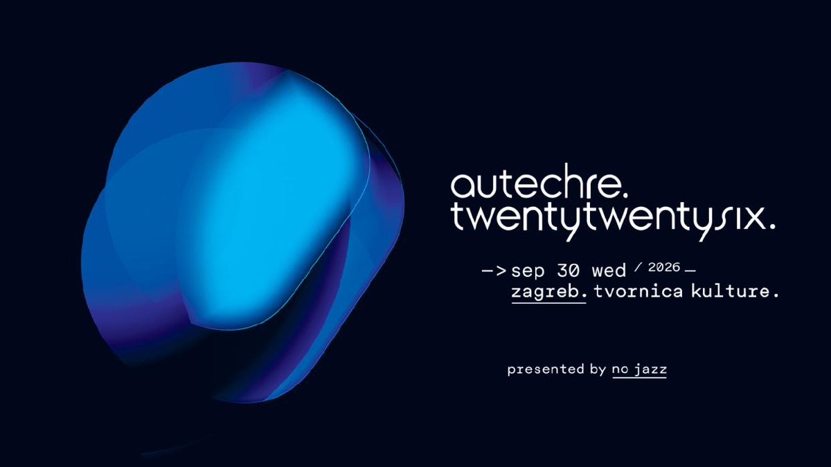 zagreb_tourist's tweet photo. 🎶 Zagreb sounds a little different tonight.

Autechre takes over Tvornica kulture from 8 PM. ⚡
Who's up for a night of electronic sounds?

🔗 Find out more: https://t.co/e9sJYKIVic

#LoveZagreb #Zagreb #Autechre #TvornicaKulture #ZagrebEvents #VisitZagreb https://t.co/CrSBy4GQFz