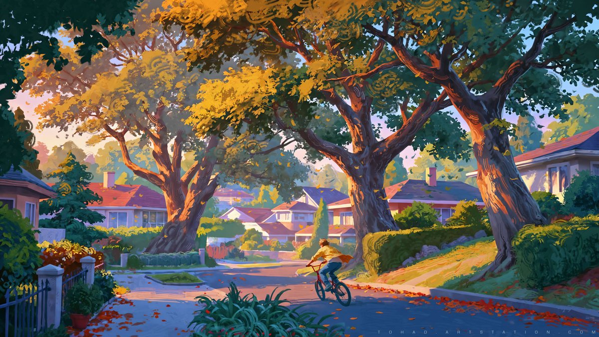 sylvainsarrailh's tweet photo. Portfolio update: Ember of Summer
At the first sign of dusk, he sprang upon his bike, tearing across the district in full flight. Gasping for air, he sent dry leaves flying as he passed, entirely consumed by his desperate race against time. In the nineties, seizing the TV remote before anyone else in a stormy family was a prize worth fighting for.