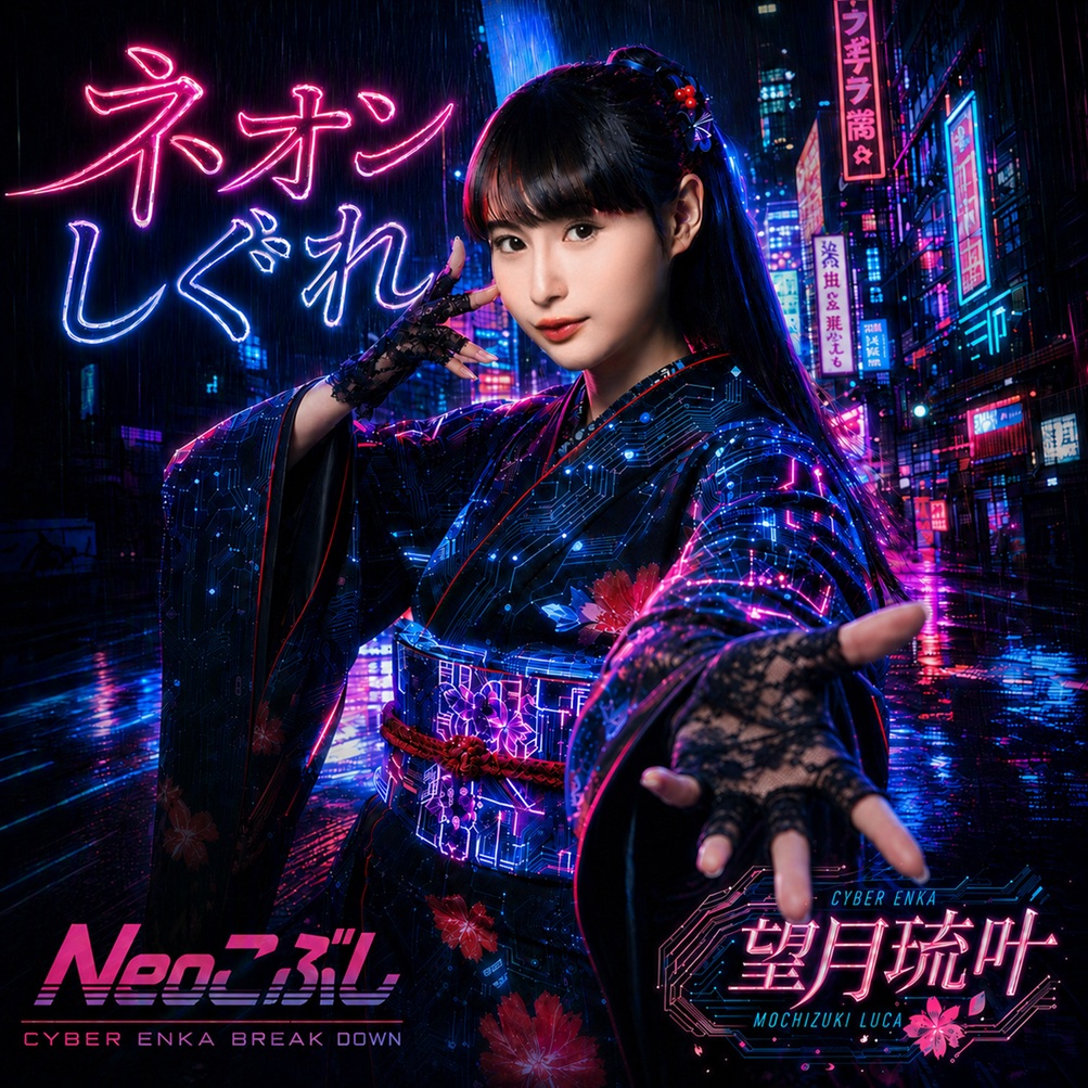 NipponColumbia's tweet photo. "AI×演歌"の新時代サイバー演歌レーベル
「Neoこぶし」ついに始動ッ‼

一挙3曲同時リリース🔥🔥

配信はこちらから👇
🌸呼魂ひかり「呼べば、ひかり」
https://t.co/1AxF4barss
🌸望月琉叶「ネオンしぐれ」
https://t.co/lfhNk1ZbVW
🌸ENKA GIRLS REVOLUTION「ネオンしぐれ」
https://t.co/4MEqLOAW5G https://t.co/sAoaZrL9Ji