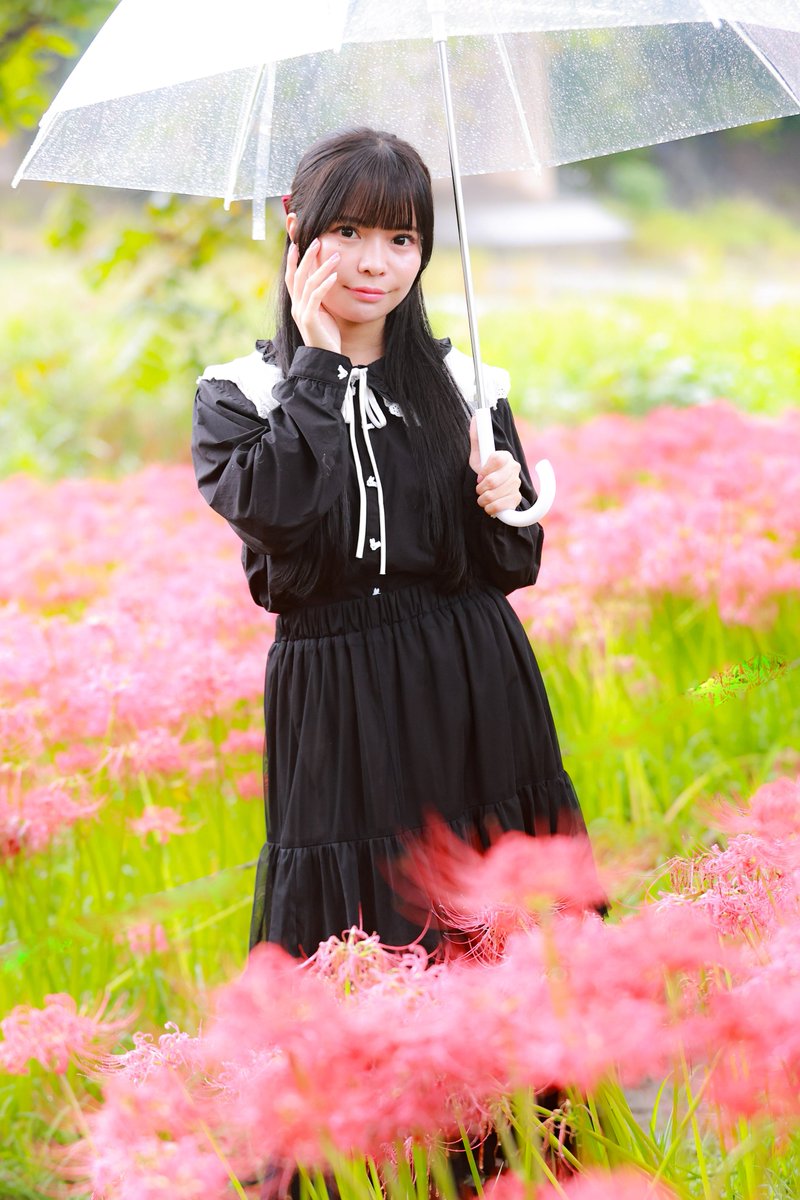 osaru6501's tweet photo. おつうさ🐰🐒
#白石姫織 さん  (@shiraishihiori)
ハマる可愛い美脚のお嬢さん🐰
秋服と曼珠沙華お似合い https://t.co/Kat0pQxrV0