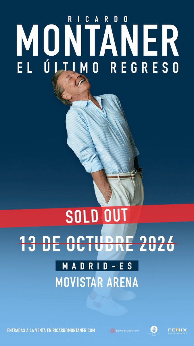 montanertwiter's tweet photo. Se fue #Madrid
No hay más…
Y ahora?
@MovistarArenaEs 
@fenix_latam 
#ElUltimoRegreso https://t.co/rgJN1MPNf2