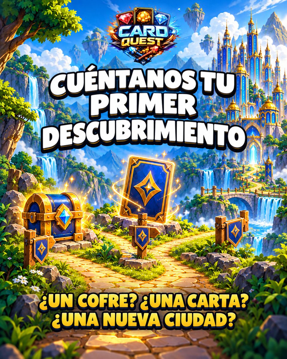 CardQuest_Game's tweet photo. 🌍 ¿Ya has empezado tu aventura en CardQuest?

Cuéntanos cuál fue tu primer descubrimiento: ¿un cofre, una carta o una nueva ciudad? 🎁🎴🧭

Comparte tu captura y menciona a @CardQuest_Game.

📲 https://t.co/ZnJdwcYvmo

#CardQuest #MobileGaming https://t.co/KTsTy2ns1p