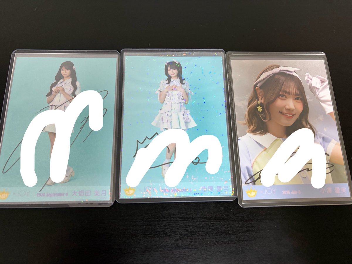 tm3z2e's tweet photo. ニアジョイ　直筆　トレ

譲　小澤ヨリ、大信田ヒキ、市原ヒキ

求　市原ヨリ、チュウ

お気軽にお声掛けください🙇‍♀️ https://t.co/yngp0lFZ6P