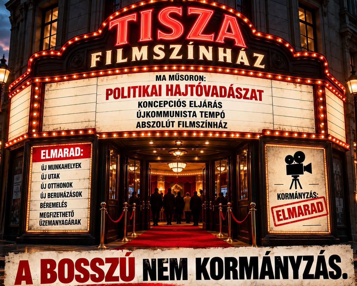 ladysweden's tweet photo. Írja Bóka János @JanosBoka_HU, hogy 
"A Tisza nyilvánosságra hozta a Fidesz-KDNP kormányok alatt 2010 és 2026 között született nem nyilvános kormányhatározatok jegyzékét.
A jegyzék önmagában is egy korszak dokumentuma.
Területfejlesztés. Városfejlesztés. Gazdaságpolitika. Vidékpolitika. Támogatáspolitika. Beruházások és fejlesztési programok.
És mit látunk ma?
Politikai hajtóvadászatot. Újkommunista tempót. Abszolút filmszínházat.
Új beruházások helyett. Új utak helyett. Új munkahelyek helyett. Új otthonok helyett. Új vállalkozások helyett. Új fejlesztések helyett. Béremelés helyett. Kiszámítható gazdaságpolitika helyett. Megfizethető üzemanyagárak helyett.
Az új ÁVH-tól nem lesz megfizethető az üzemanyag, nem nőnek a bérek, nem lesznek új munkahelyek, nem épülnek új autópályák.
A bosszú nem kormányzás. A kormányzás hiányáról pedig a koncepciós eljárások sem tudják elterelni a figyelmet."
