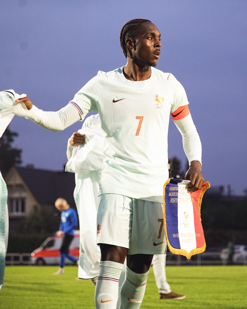 SpursOfficial's tweet photo. Mathys Tel captained France U21s in a 2-0 win against Estonia yesterday, moving to the top of their EURO U21 qualifying group 🇫🇷

🔗 https://t.co/7Cgu8vdx2i https://t.co/QJedR0ixGz