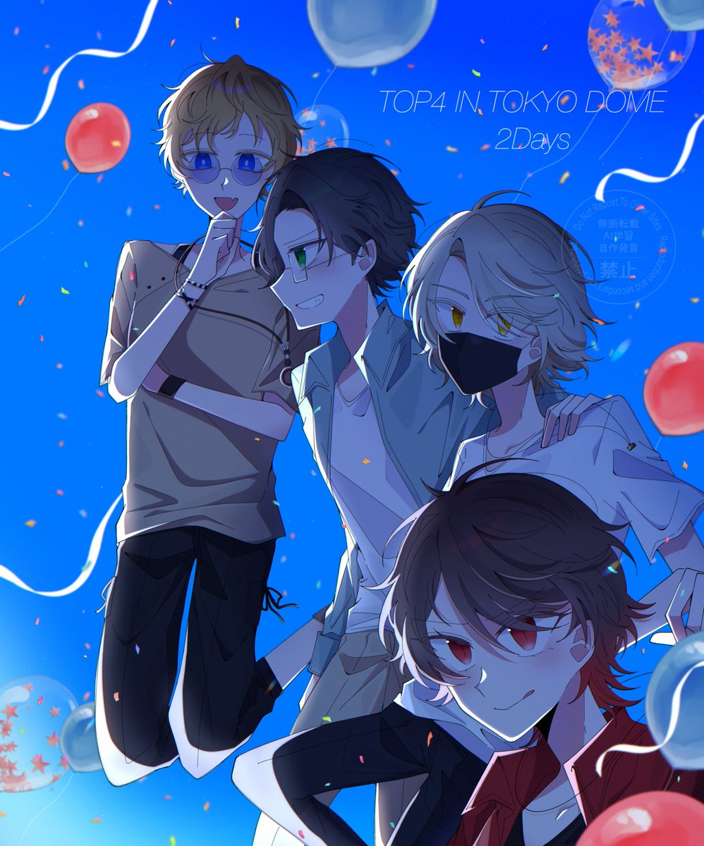 hyouka0902's tweet photo. 実は今まで描いた絵、赤黄緑青をメインカラーとして描いてたりする（3枚目は審議かも） https://t.co/Smfun3Qs3k