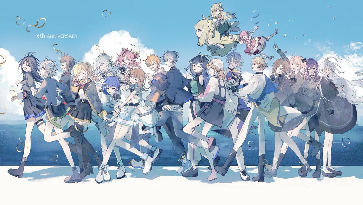 tukimi_tohma's tweet photo. #プロセカ6周年  #prsk_FA 

全体図です！改めて、6周年おめでとう！ https://t.co/RYt67uktBs