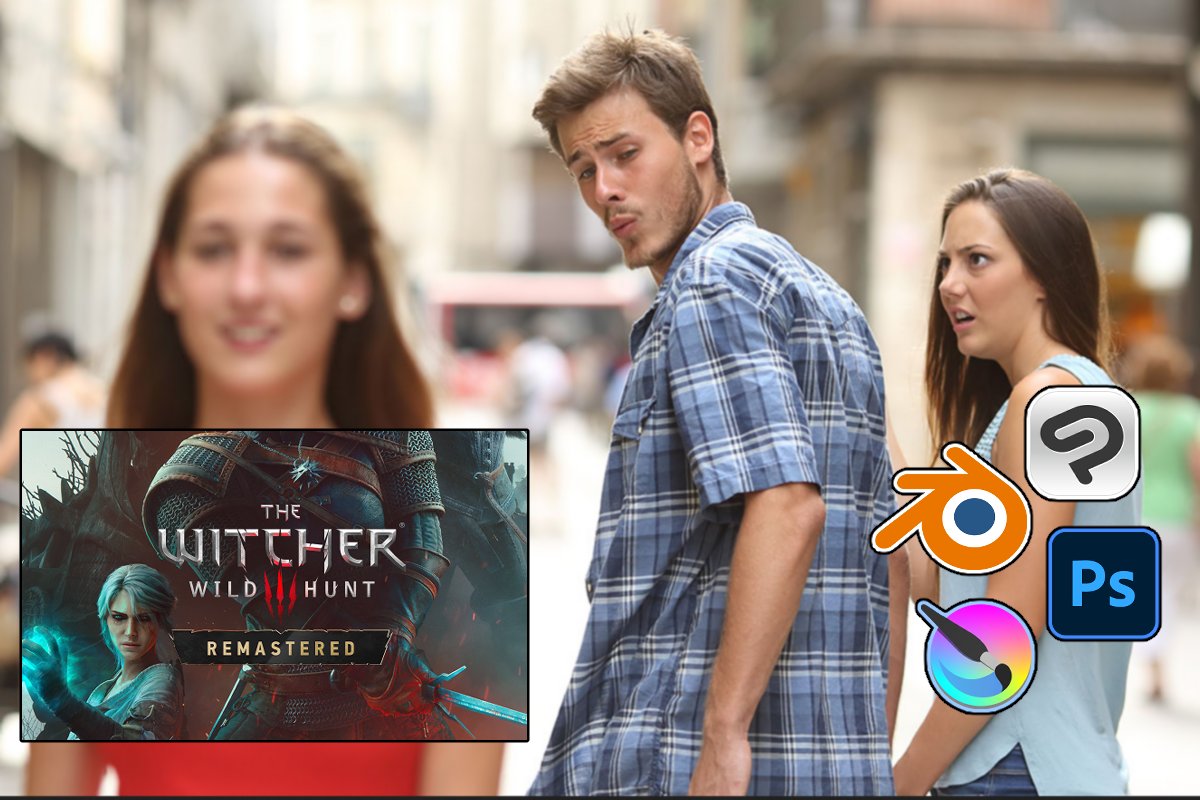 theguiltyhero's tweet photo. My artistic focus and motivation since the Witcher 3 Remastered release. https://t.co/zqjSqBuztZ
