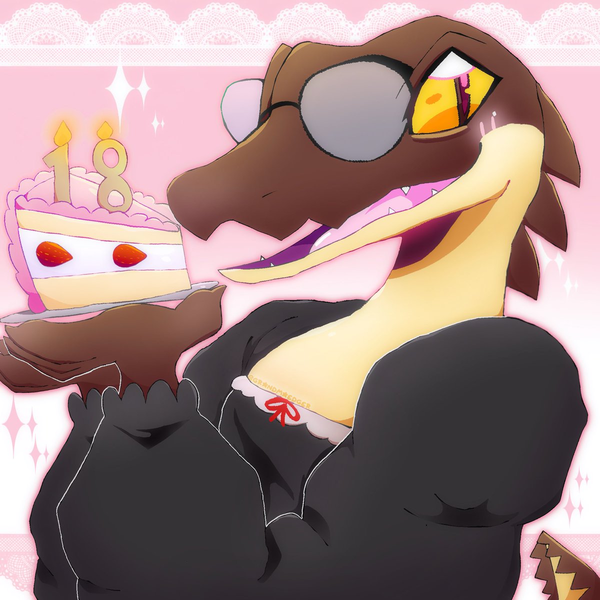 grandmaedger's tweet photo. it’s my hatchday(＞＜)♡‼️
#scalie https://t.co/cXk18KFoWg