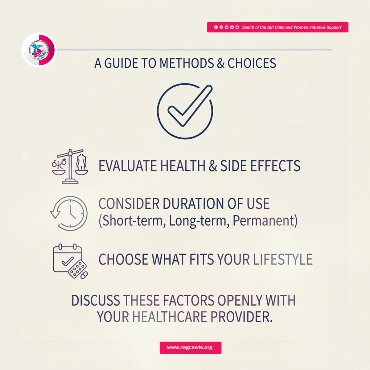 zegcawis's tweet photo. Contraception allows individuals and couples to make informed decisions about whether and when to have children and how to plan their families.
#ZEGCAWIS #WorldContraceptionDay2026 #NoBarriersJustChoices #ContraceptiveAccessNow #FamilyPlanning #ReproductiveHealth #InformedChoices https://t.co/mON2GfEURl