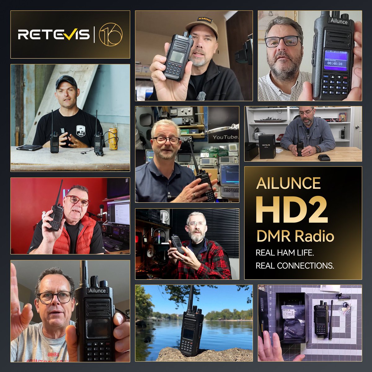 ailunce's tweet photo. Different operators. Different places. One #HD2๐ก
๐ Shack to ๐ฒ outdoors, real users put the #AilunceHD2 DMR radio to work.
๐ฌ Real #QSO. ๐ง๏ธ Real weather. ๐ก๏ธ #IP67 protection.
No script. Just real use, real stories.
#DMR #HamRadio #IP67 #Retevis16thAnniversary #HD1 #fielddays https://t.co/Mu13emvUE6
