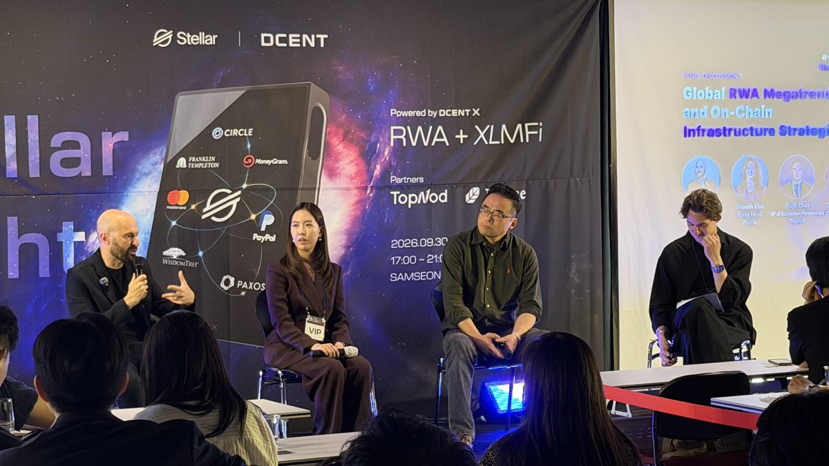 coffeedosa's tweet photo. 🇰🇷 Stellar Night Seoul 2026! 
Live from the Stellar meetup in Seoul!

An exciting discussion on global RWA megatrends and on-chain infrastructure.

Seeing the Stellar community come together makes me even more eager to organize a major Pi Network meetup in South Korea.

I hope we can make it happen as soon as possible, bringing together Pioneers, PiPet, COIXA Wallet, and the Pi Core Team! 

It's time to connect communities and turn our Web3 vision into reality!

 Next time, let's make it Pi Network's turn!

@StellarOrg
@PiCoreTeam @CoixaFi @PiSuperChain