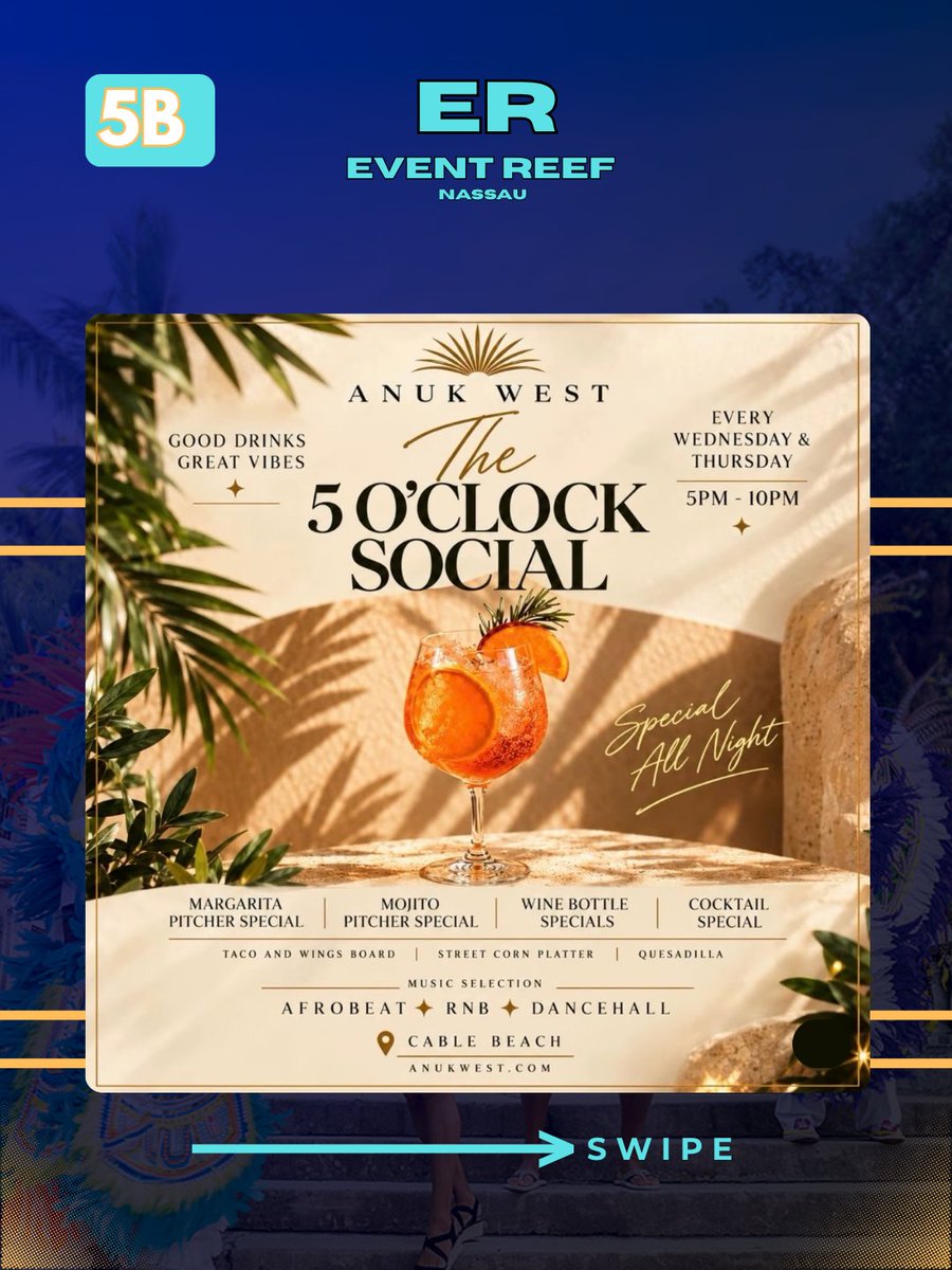 EventReef's tweet photo. What's happening in Nassau Today (Wednesday)?

Event 5/6

Follow Event Reef to know what Events are happening in Nassau!

#nassau #nassaubahamas #bahamas #eventreef https://t.co/MDabhwA6kM