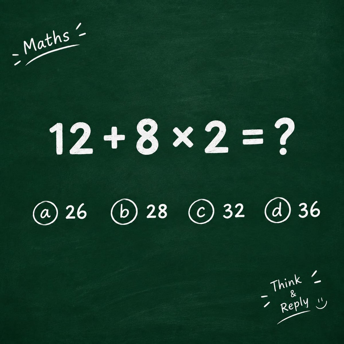 chloemortedz's tweet photo. Can you solve this simple one? Drop your answer below! 👇 https://t.co/Zvc6BhlRRZ