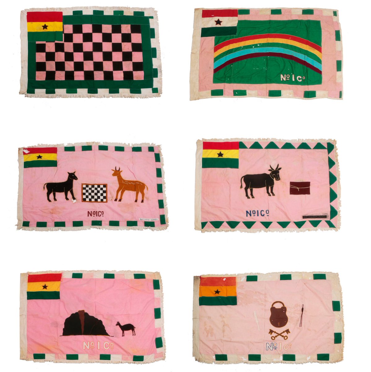 AsafoFlags's tweet photo. Asafo Flags made in the 1970s from Anomabo's No.1 Company 🇬🇭💕 https://t.co/NYjVwJ9yWt