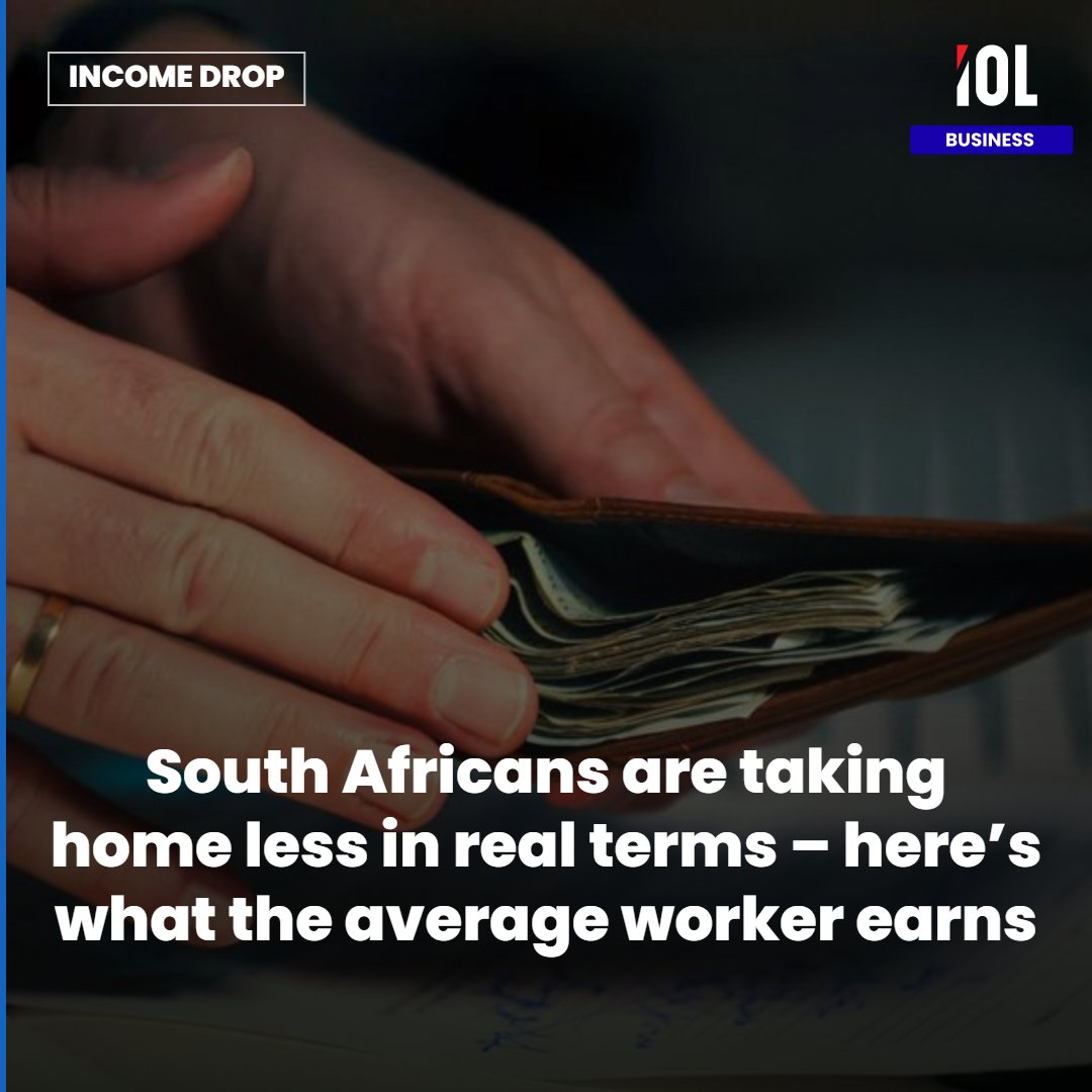 IOL's tweet photo. South Africans took home less money in August, with average net salaries slipping to R21,622 as inflation continued to eat into workers' spending power.
Read on https://t.co/KTmYph02RZ
#business #WageDecline #IncomeDrop #PayShrinks #AverageWorker https://t.co/85MNgLmNFh