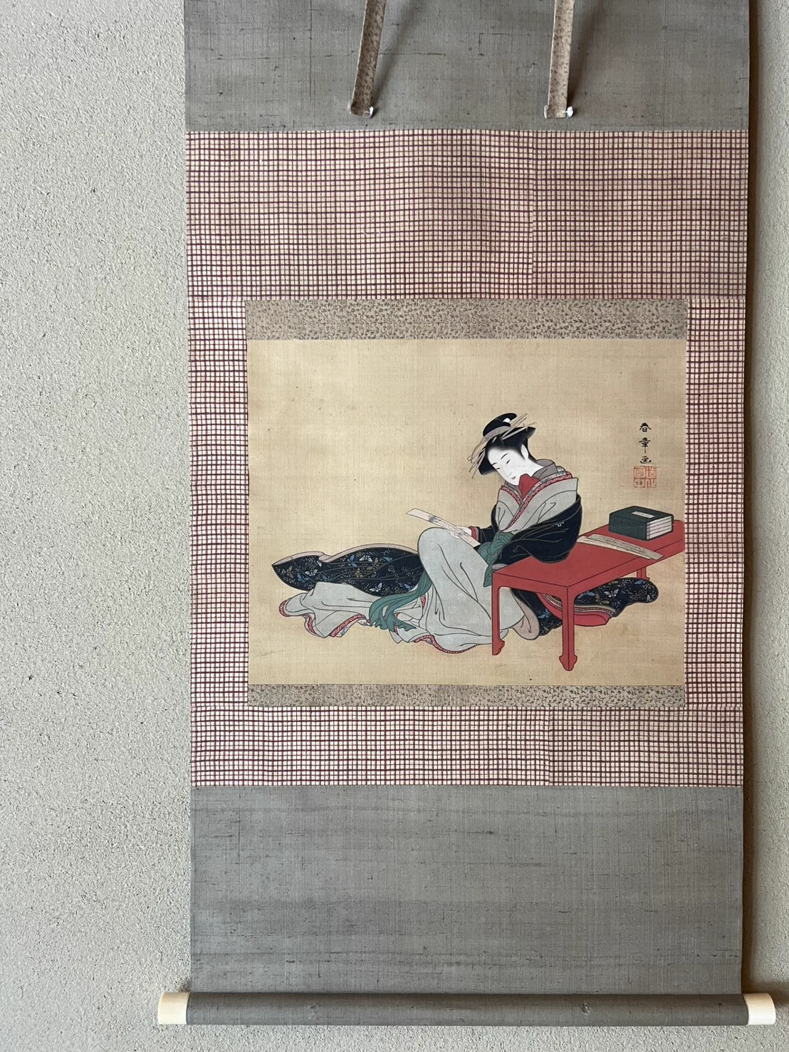 【真作】掛軸　福羽美静　和歌書　明治歌人・国学者　書幅　書道作品　合箱入　W85 松本松栄堂 MatsumotoShoeido on X: 