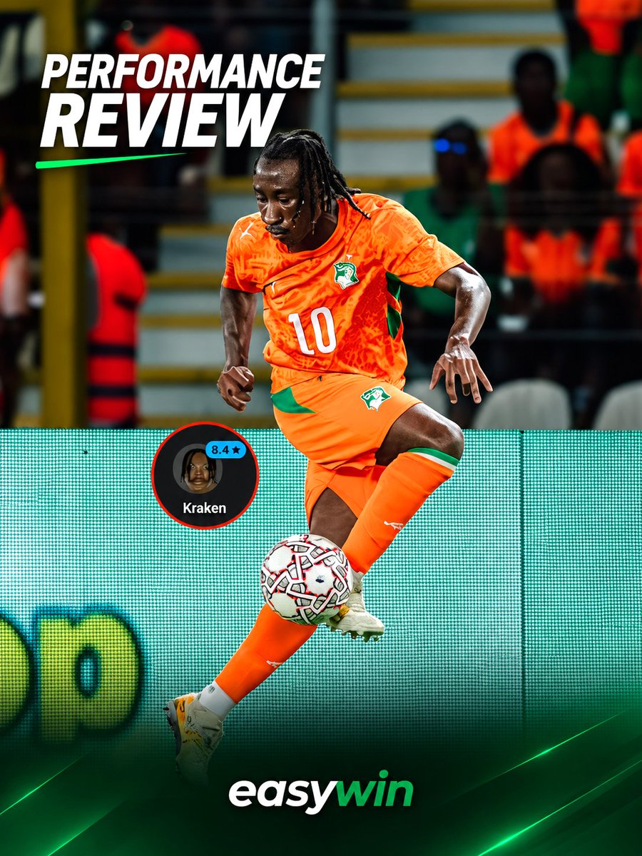 Easywin227835's tweet photo. Yan Diomande casually dropping A+ performances in the AFCON Qualification matches for Ivory Coast 🔥📷 https://t.co/QiyfVPBz5k