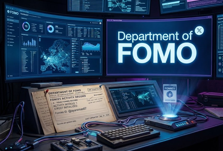 ayaremas67's tweet photo. Still fading the FOMO? Not on my watch. 👀 Locked in with @FomiesNFT and building up the score at the Department of FOMO. What’s your current streak looking like? #Fomies #Web3 #Airdrop https://t.co/GvZWJPekLm