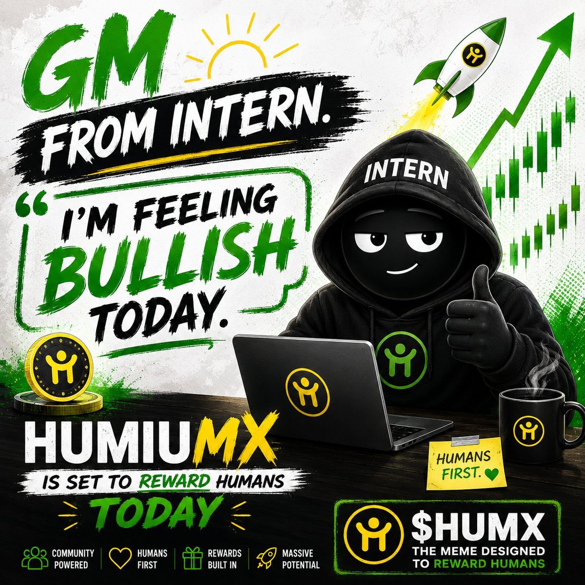 HumiumX's tweet photo. @HumiumX
GM GM chads!

We're rewarding humans today.

HUMIUMX — The Meme Coin That Rewards Humanity 🌍❤️

HUMIUMX is the community-first meme token built around humanity, rewards and services. It's more than another meme token.  We reward humans for their active participation in campaigns, missions, tasks and community activities.

Name: HUMIUMX

Ticker: $HUMX

Network: BNB Smart Chain

Supply: 10,000,000,000

Tax: 3%

🔥 Liquidity: Burned

🔐 Contract: Renounced

📜 CA: 0x9Ccfd7c0fa3fA805a82909Af2da8E9e8be8F711c

Website
https://t.co/GMRMZgDhYS

Telegram Handle https://t.co/eO1PXrA8Ld

Whatsapp Platform 
https://t.co/AcG6x88CCF

The Meme Coin That Rewards Humanity
10:06 AM · Sep 30, 2026
·
9
 Views