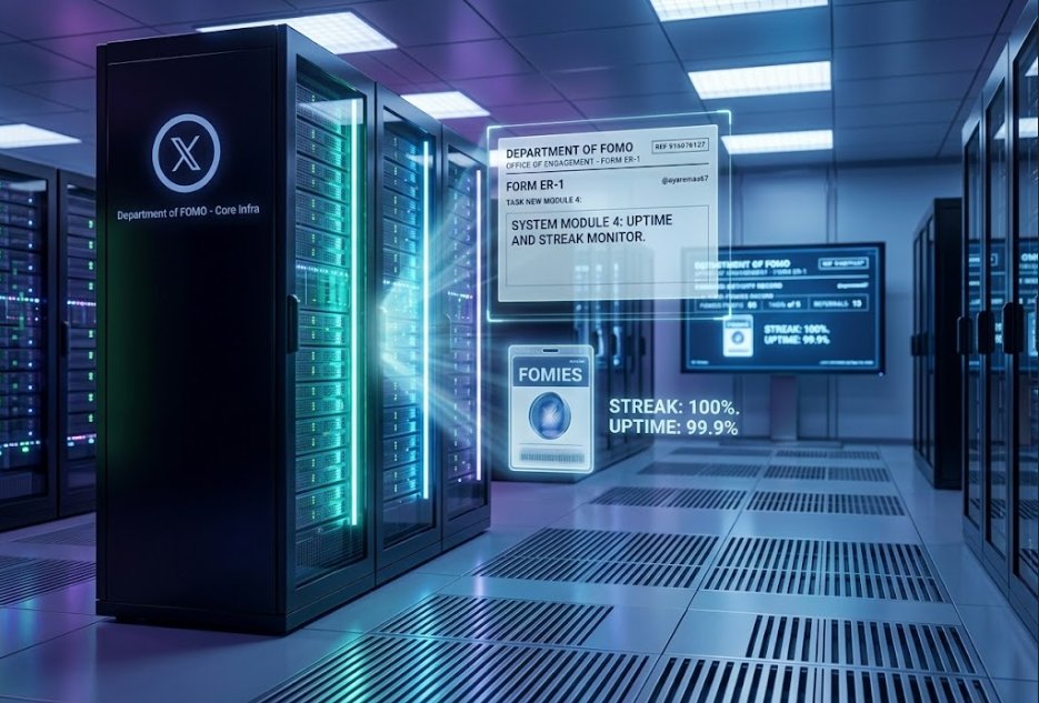 matthewjhonston's tweet photo. Server uptime: 99.9%. My @FomiesNFT activity streak: 100%. Don't let your points sit idle while the market moves. 💻 #Fomies https://t.co/BZiPDHxuUM