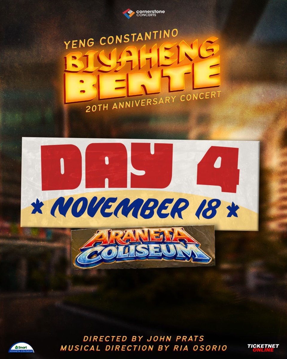 myrthassists's tweet photo. wts lfb ph for sale 

YENG CONSTANTINO BIYAHENG BENTE - DAY 4

HAWAK KAMAY BLVD
SALAMAT AVE
IKAW ST
LAPIT DR 
CHINITO LANE
JEEPNEY RD

Row 1, Adjacent seats
etix, purchased online 

DM me if interested 

#BiyahengBente #YengConstantino https://t.co/TwC8p0FCJa