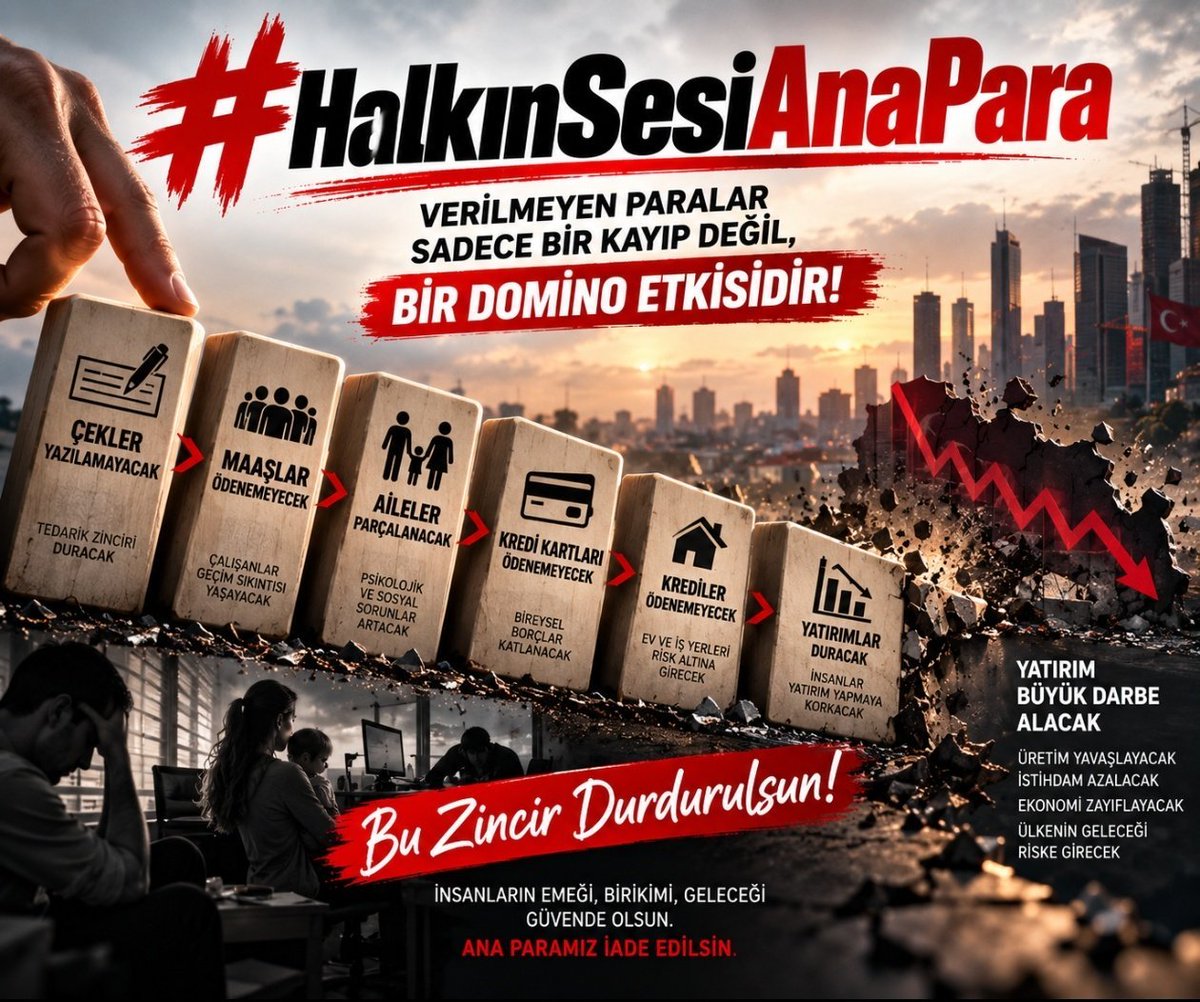 ozaygulmez's tweet photo. @EsYagSel Zor durumdayız. Hakkımız olan #HalkınSesiAnaPara ana paramızı verin https://t.co/pXr9HxOspd