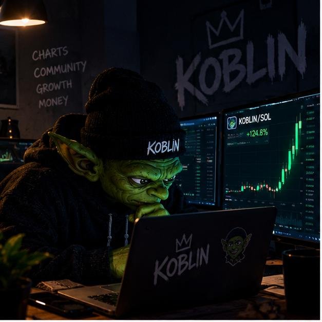 goblinonsolfun's tweet photo. Every trader has that one moment.

“Just one more chart."

Then it’s 3AM, your eyes hurt, your sleep schedule is gone, and somehow you’re checking another candle.

At some point, you stop asking why am I still here?

You already know.

KOBLIN. 

$KOBLIN — launching soon. https://t.co/gpO9GxCEiu