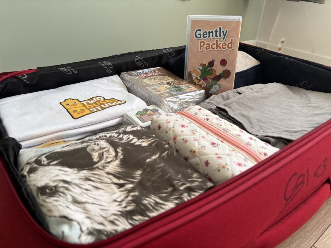 TwoDucksStudio's tweet photo. Gently Packed is not just a game - it is a LIFESTYLE.
One of the 🦆 is officially ready for the journey!
RedNote 2.0 is just around the corner, and we are completely ready. See you soon! 🌸 
#indiegame   #rednote #gamingcommunity #gamingnews #cozygame https://t.co/QgLQzsRsZT