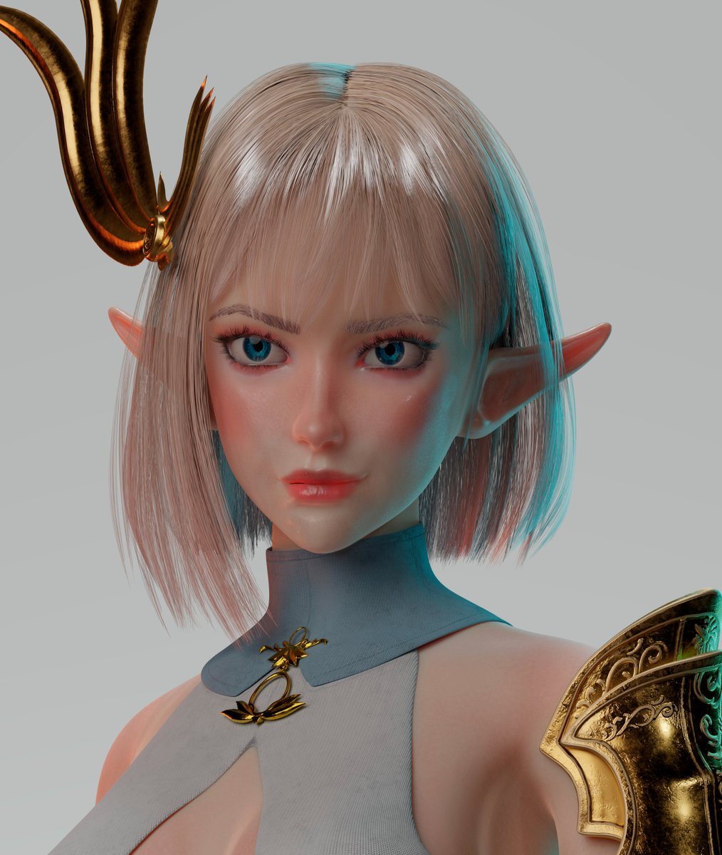 wingfoxcom's tweet photo. 🎉Recommended Course: Create a semi-realistic anime character with Blender
👉This is a beginner-friendly tutorial for those who want to learn how to work with PBRtextures, hair cards, and craft a character for real-time engines (game workflow).🎊
Learn more: https://t.co/68if6NHuBA
#blender #blender3d #blendertutorials