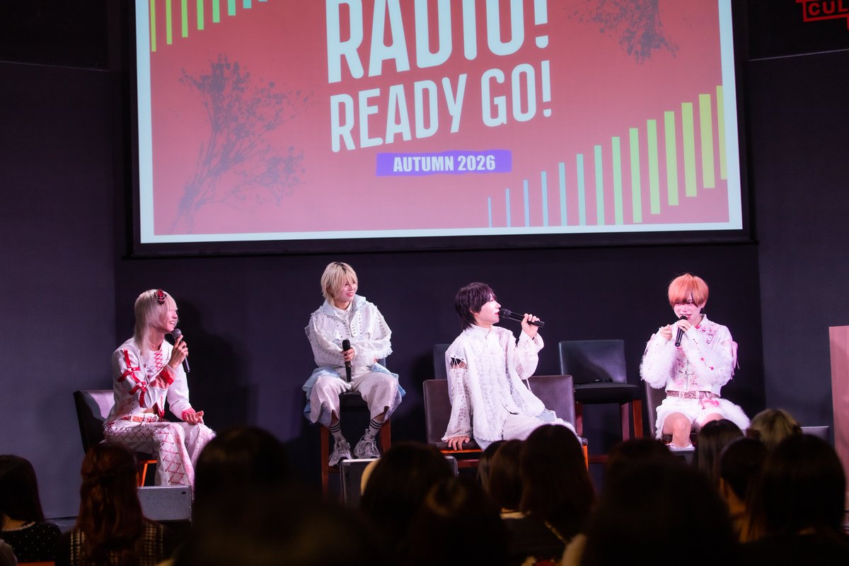 RADIOREADYGO's tweet photo. ˗ˏˋ 【1️⃣部公開収録】終演しました📻️ ˎˊ˗

本日の公開収録の模様は、ZIP-FMにてオンエア↩️✨️

番組名 : ｢ICONIC MOMENTS」

📅11月6日(金)26:00〜28:00
OHL / 双極スペクトラム

📅12月4日(金)26:00〜28:00
unløck / JAM HEADS / Def Class

お楽しみにお待ちください👀
2部LIVEも盛り上がっていきましょう🔥

#レディレディ #あいこに 
@DefClass_  @100liminal @official_sksp