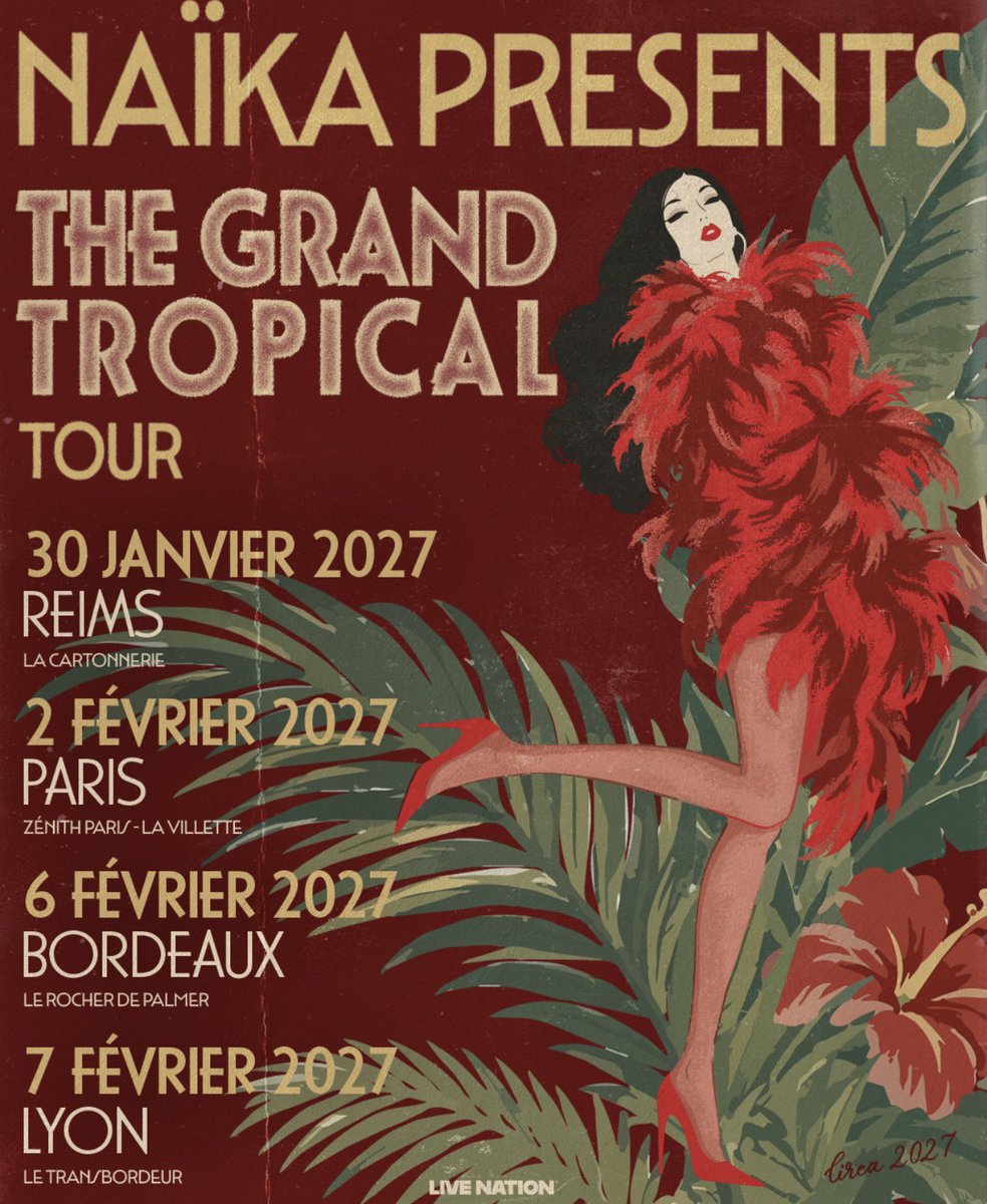 PopCraveFR's tweet photo. NAÏKA est de retour pour une nouvelle tournée en France. https://t.co/8a2bElNd6c