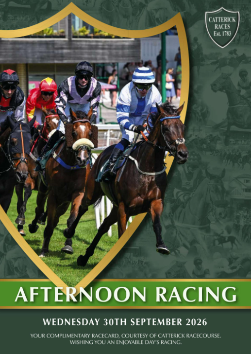 CatterickRaces's tweet photo. We are racing today!
Gates open at 11.45am, with the first race at 1.57pm. Collect your FREE racecard on arrival, or view a digital copy here: https://t.co/Rh6GDgqwVL https://t.co/EDpsgYkrso