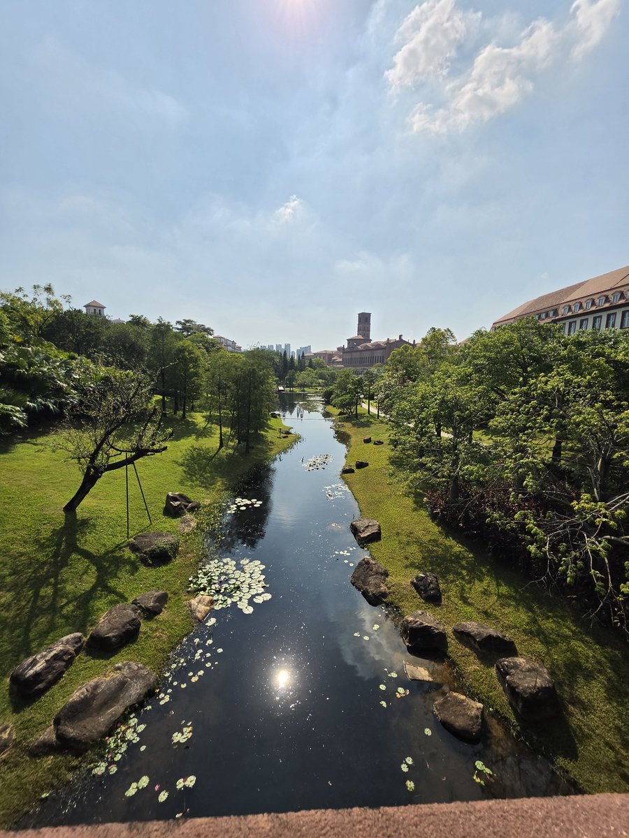 nabe640's tweet photo. ヨーロッパ旅行…ではなく、ここ中国・東莞にあるHUAWEIの研究開発キャンパスです。
敷地は東京ドーム約27個分。ヨーロッパの街並みを再現したエリアが並んでいて、図書館はこの美しさ。
規模感がすごすぎる😳 https://t.co/PA9FAOuV9B