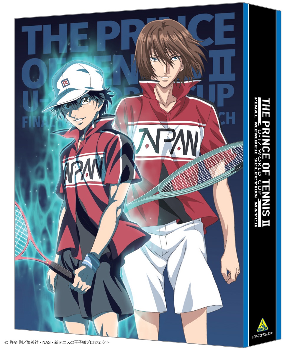 shintenianime's tweet photo. 【BD＆DVD】
『新テニスの王子様 U-17 WORLD CUP 決勝メンバー決定戦』
Blu-ray＆DVD BOXが2027年3月26日に発売決定！

イラスト描き下ろし収納ボックスも公開✨

今回も豪華特典が収録された特典ディスクが付属！🎾

詳細👉https://t.co/u2gdjoODzS
#テニプリ https://t.co/0DCcJKmfxy