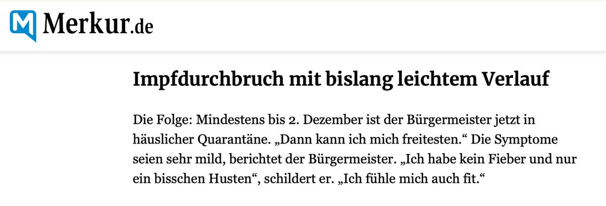 FrauHodl's tweet photo. Grafing's Bürgermeister Christian Bauer (CSU) ist am 29. September 2026 nach einem Zusammenbruch während einer Sitzung im Rathaus gestorben.

Was zu seiner COVID-Impfhistorie öffentlich dokumentiert ist:

• zweimal gegen COVID-19 geimpft
• zweite Impfung: 15. Juli 2021
• COVID-positiv im November 2021

• Bauer selbst nannte es damals einen „klassischen Impfdurchbruch“

• er hatte sich zuvor öffentlich an einer parteiübergreifenden Kampagne beteiligt, um für die Impfung zu werben

Der verwendete Impfstoff sowie mögliche spätere Booster sind in den bisher gefundenen Quellen nicht dokumentiert.

Eine Todesursache ist bislang nicht veröffentlicht. Aus seiner Impfgeschichte lässt sich daher kein Zusammenhang mit seinem Tod ableiten.

Sources: Ebersberger Zeitung / Münchner Merkur, 27 Nov 2021; Süddeutsche Zeitung, 26 Nov 2021