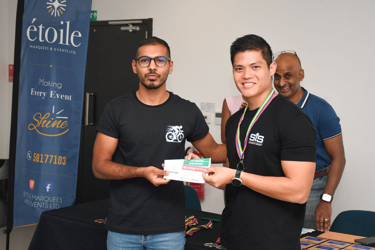 CoteDorSports's tweet photo. Last Friday, there was the Spinning Time Trial – Leg 2 prize giving ceremony, celebrating the outstanding performances and achievements of our participants!  A special highlight of the competition was the breaking of new records! https://t.co/8GoWtJrsxM