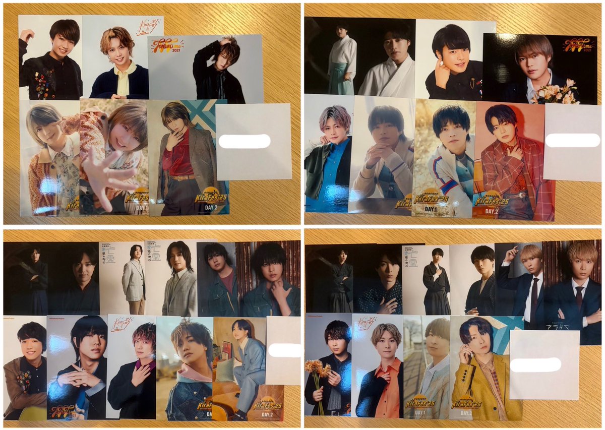 0401_nd's tweet photo. グッズ整理してたらいっぱい出てきたので欲しい方いたら声掛けてください🙏（IDは取引垢のものなので消してます） https://t.co/KJ598X6iXr