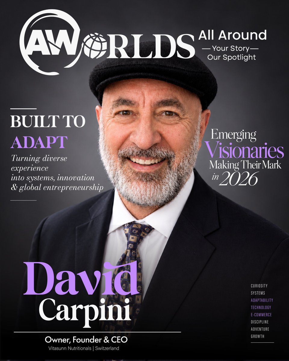 all_aroundworld's tweet photo. David Carpini - Emerging Visionaries Making Their Mark in 2026
📷 Read the full feature:
https://t.co/v6X4jAorUe
#AllAroundWorlds #EmergingVisionaries #DavidCarpini #Vitasunn #Entrepreneurship #Ecommerce #BusinessLeadership #InternationalBusiness #Innovation https://t.co/T8rVQxOP62