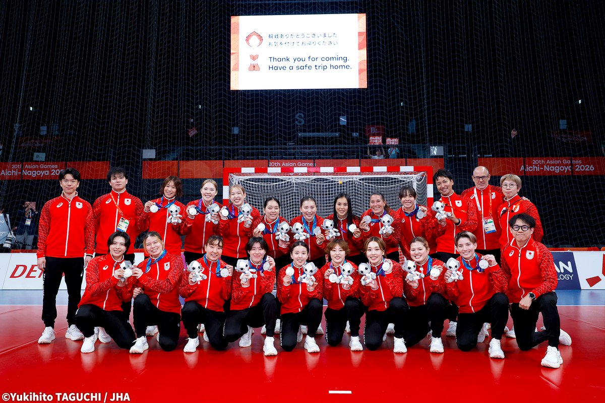 JHA_national's tweet photo. 【大会レポート📝】
第20回アジア競技大会🏆

女子日本代表は銀メダル、男子日本代表は銅メダルを獲得🥈🥉
▶https://t.co/VXfz5iXtux

✅主な個人成績
松浦未南：得点+アシスト ランキング1位
比嘉楓：セーブ率ランキング1位
中田航太：得点ランキング1位
田中大介：アシストランキング1位
玉川裕康：ブロックランキング1位タイ