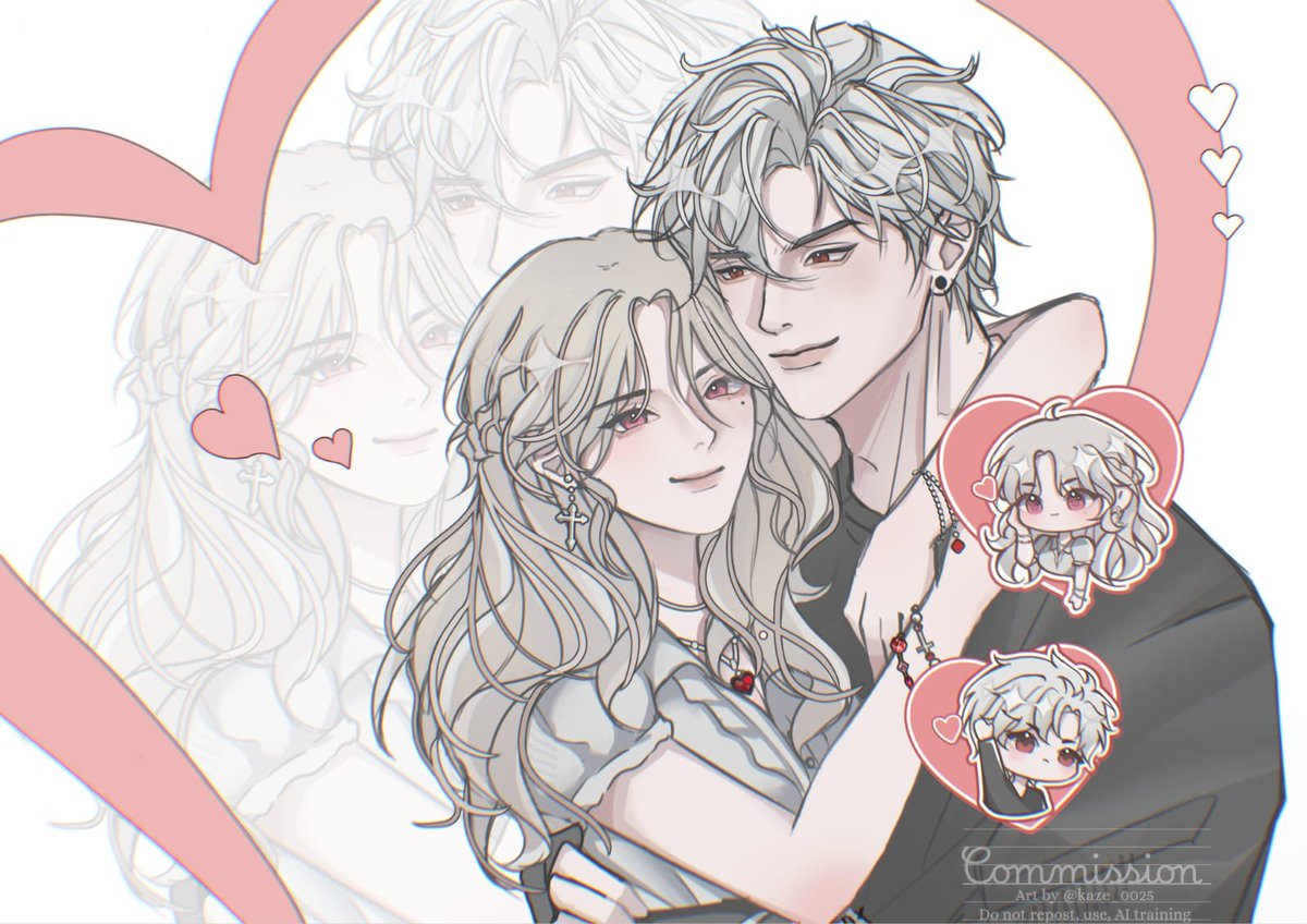 Seruephic's tweet photo. Their best place is always by each other's arms.

#ScarlettFeathers. ♡ ⁺ © kaze_0025 https://t.co/qZLQVQViee