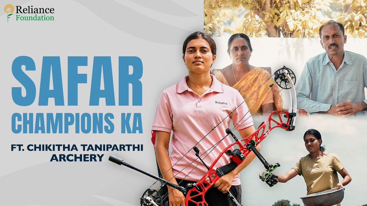 KiranKS's tweet photo. Two days back I was asking.. where are the Gold medals GenZ? 

Today, 4 already.. 
GenZ answered 👏👍

Take the 21 year old Chikitha Taniparthi. Her farmer father Srinivasa Rao sold his rice harvester to fund her archery. And she is a double Asian Games Gold medal winner today 🔥 https://t.co/cB7mqU7Axw
