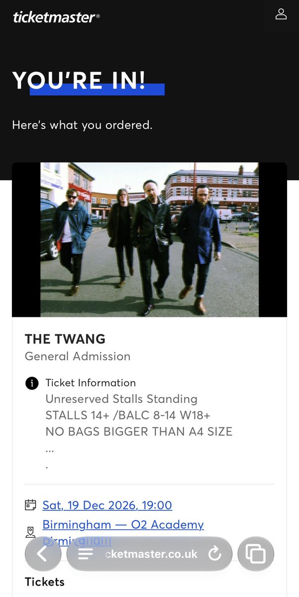 Cozza7's tweet photo. @the_twang Oooh oh Oooh oh. Looking forward to hearing the new stuff! #twangmas https://t.co/6MRToRYqYT