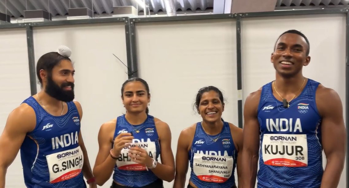 cgstblrzone's tweet photo. 🇮🇳 Proud moment for #CGSTBengaluru Zone! Congratulations to Sneha S S on winning 🥉 Bronze for India in the Mixed 4×100m Relay at Asian Games 2026. Your achievement makes us proud! 👏🇮🇳

#AsianGames2026 #TeamIndia https://t.co/X86A9daIFA