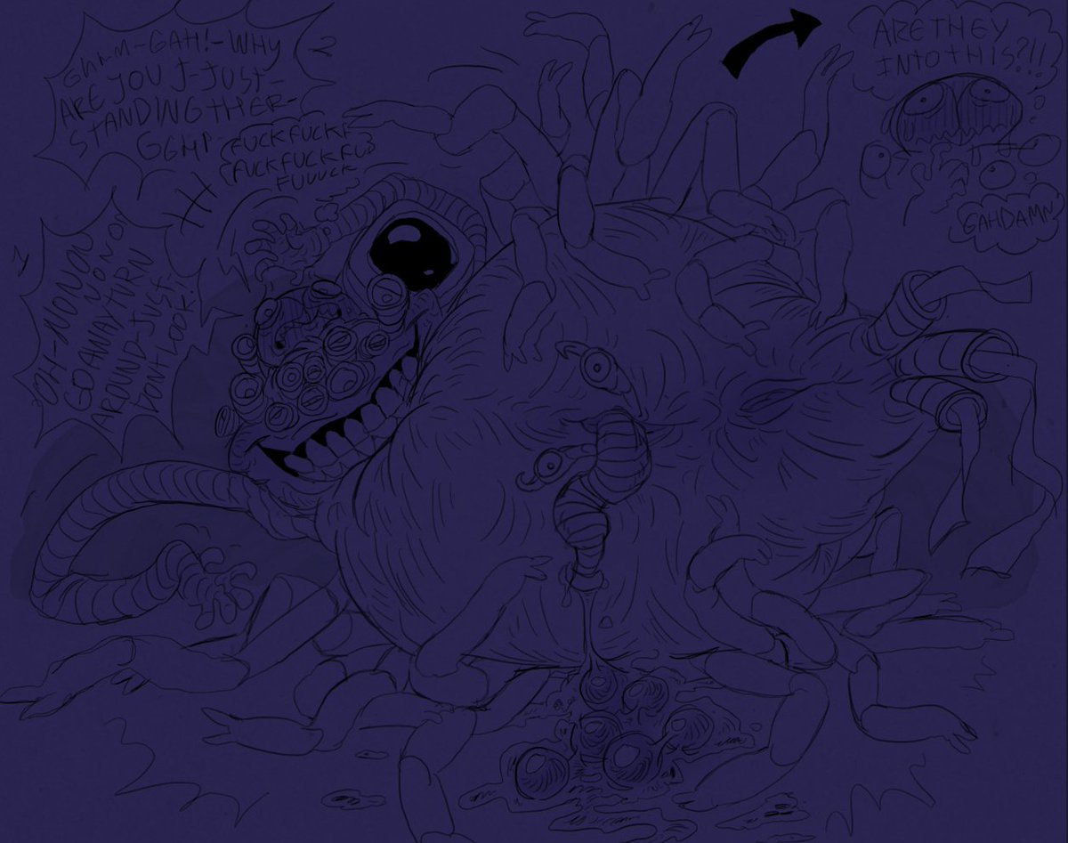 MrDoctorSex's tweet photo. // lyle oviposition / egg laying #freakoutside
good morning everybody, might paint this one eventually but rn im too sick and tired to do so 😓 https://t.co/hD5gW3MKm0