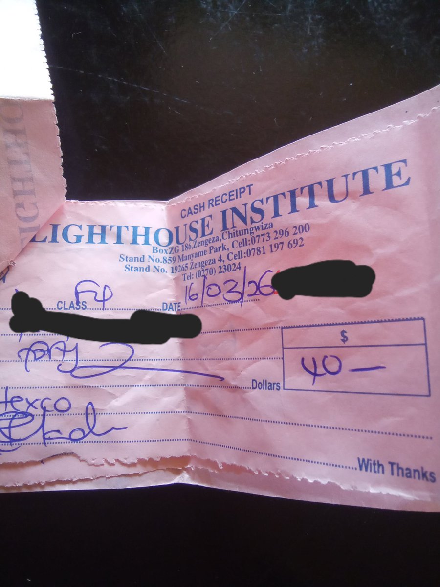 CrimeWatchZW's tweet photo. Hi. Please post anonymously. There is a school in Chitungwiza called Lighthouse Institute that is currently processing refunds for ZIMSEC examination fees. The school is telling students that they will no longer be able to sit for the Computer Studies examination this year. No clear reason has been given for this decision.

We tried contacting the Ministry of Primary and Secondary Education for clarification, but we have not received a response. The Computer Studies examination is scheduled to start on 1 October.

Students were only informed yesterday, 29 September, that they would not be writing the examination, despite having spent months studying and preparing for it.

I have a child who is affected by this. We were told that if we do not want a refund, my child can sit for the examination in June 2027 instead.

I paid the ZIMSEC examination fees on time on 16 March 2026, only to be told yesterday that my child will not be able to sit for the examination this year.

We are appealing to the relevant authorities to investigate this matter and provide an explanation to the affected students and parents.

@MoPSEZim @MoPSEZW