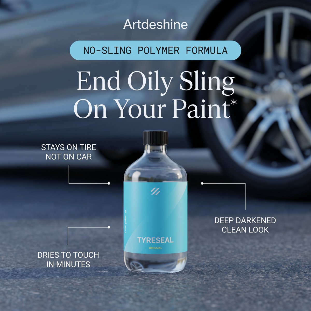 supercoolinfo's tweet photo. Your tyres deserve better than the “greasy doughnut” look. 🍩

Artdeshine TyreSeal creates a rich, semi-matte finish without leaving an oily or sticky residue. Provides protection for up to three weeks.

Shop Artdeshine TyreSeal at Auto-DNA.
https://t.co/uODFwEyn1U

#AutoDNA https://t.co/yUUMUjFkZT